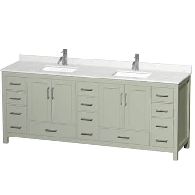 Wyndham Collection WCS141484D-QTZ-UNSMXX Sheffield 84" Free Standing