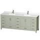 Option Light Green / Giotto Quartz Top / Brushed Nickel