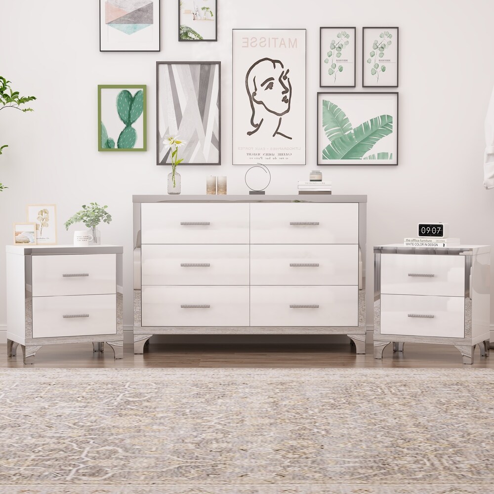 White 10 drawer Wood Dressers Bed Bath Beyond