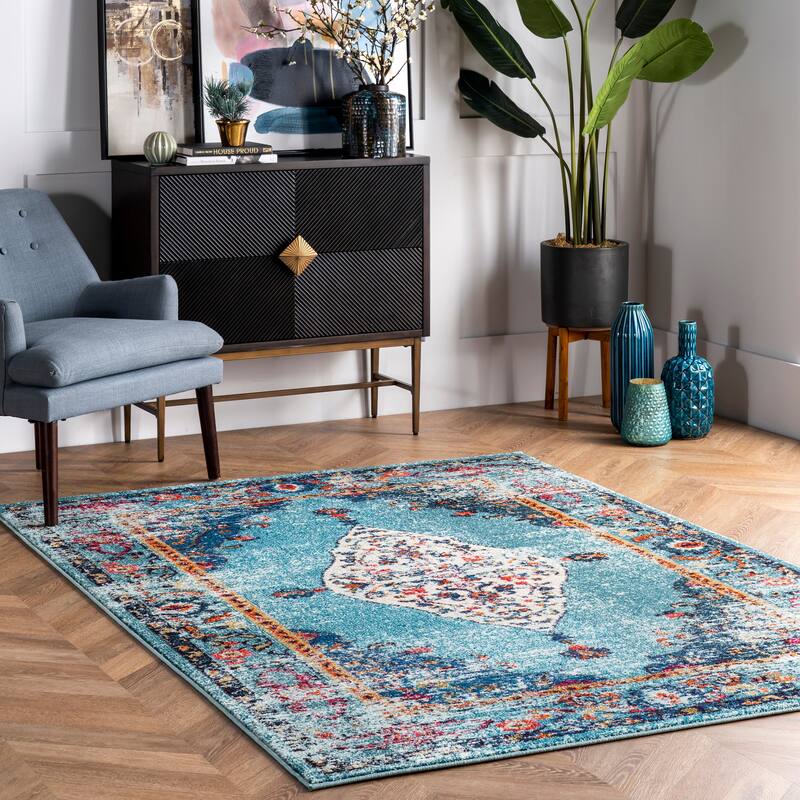 Nuloom Vintage Medallion Veronica Area Rug
