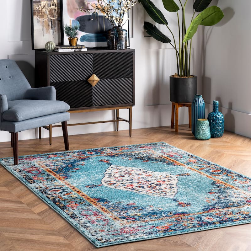 Nuloom Vintage Medallion Veronica Area Rug