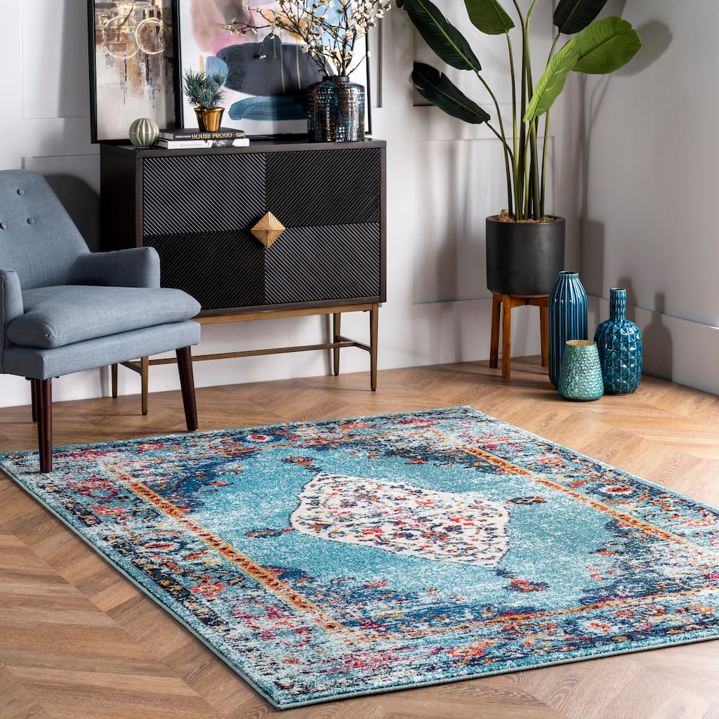 Nuloom Vintage Medallion Veronica Area Rug