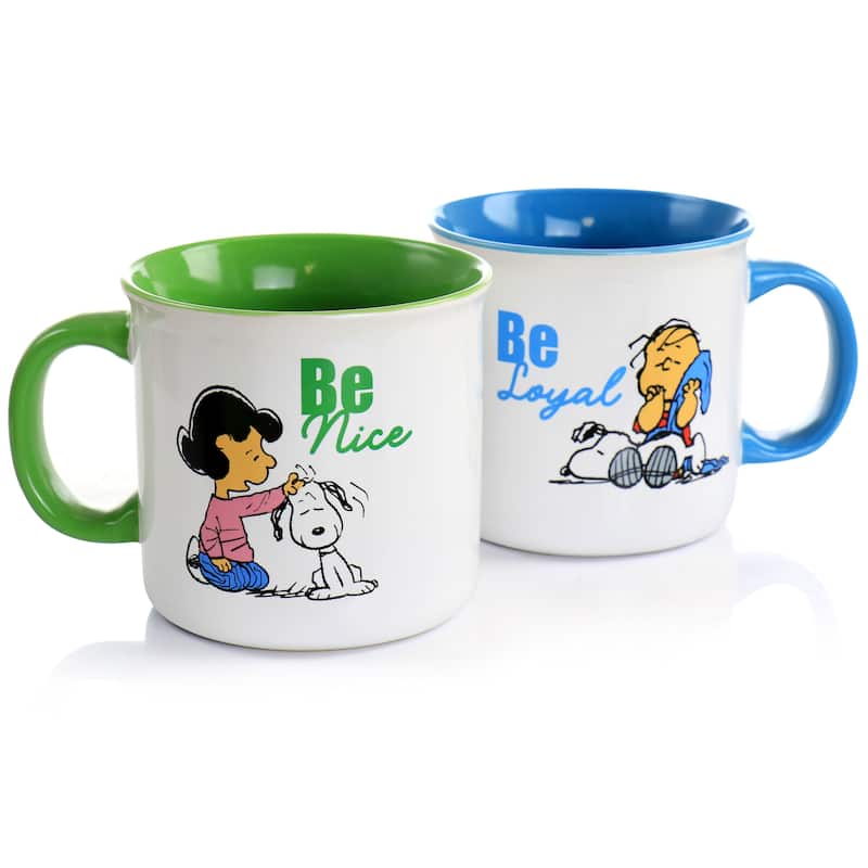 Stoneware 4 Piece 21oz Mug Set