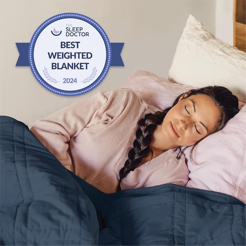 Cool Cotton Weighted Blanket - 12lb Throw