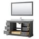 preview thumbnail 14 of 25, Avery 60-inch Single Vanity, Marble Top, Square Sink, 58-inch Mirror