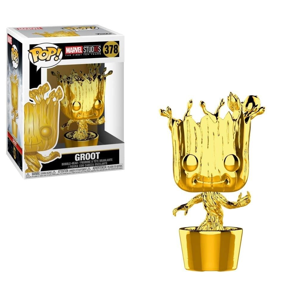 gold funko pop marvel