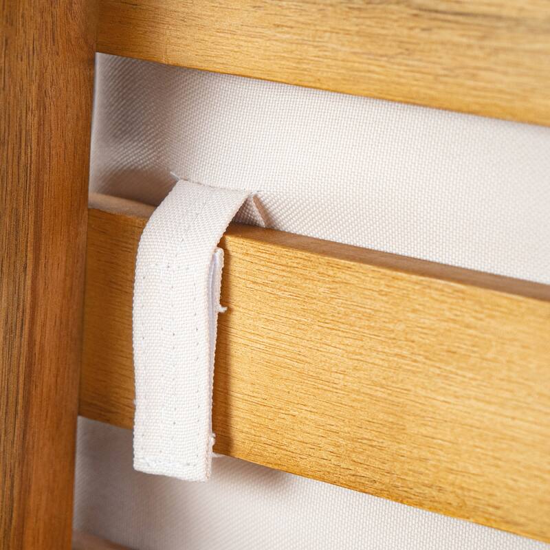 Christopher Knight Home - 4-Piece Patio Conversation Set with Woven Rope Loveseat, Cushions & Acacia Wood Coffee Table