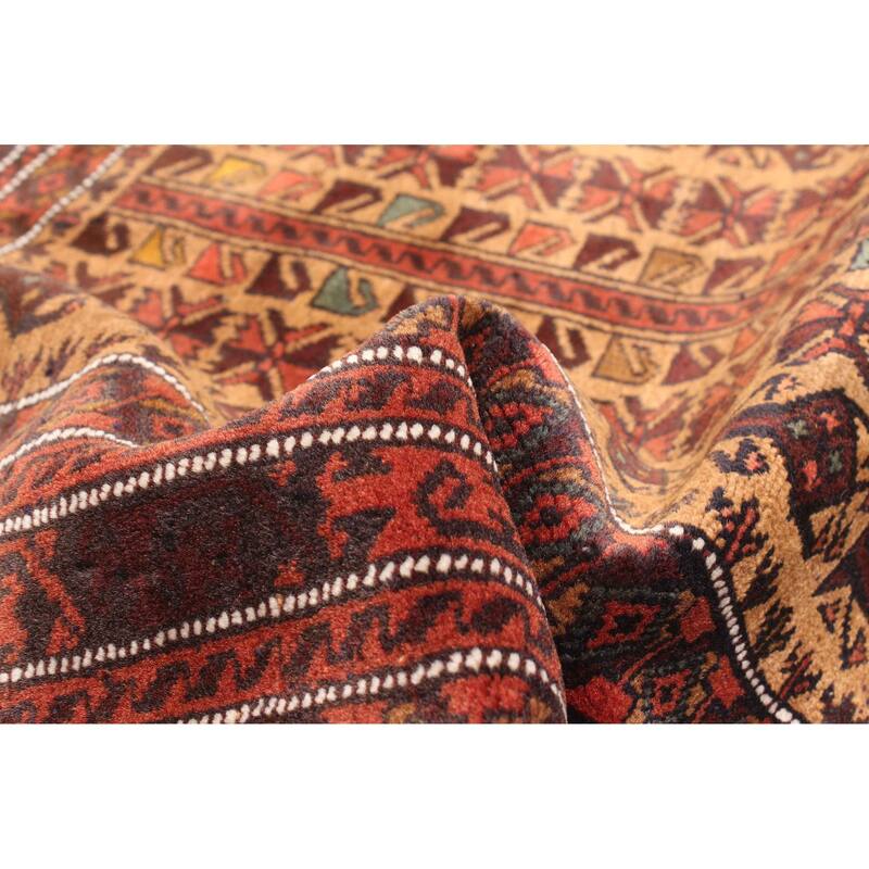 ECARPETGALLERY Hand-knotted Teimani Light Brown Wool Rug - 2'11 x 4'0