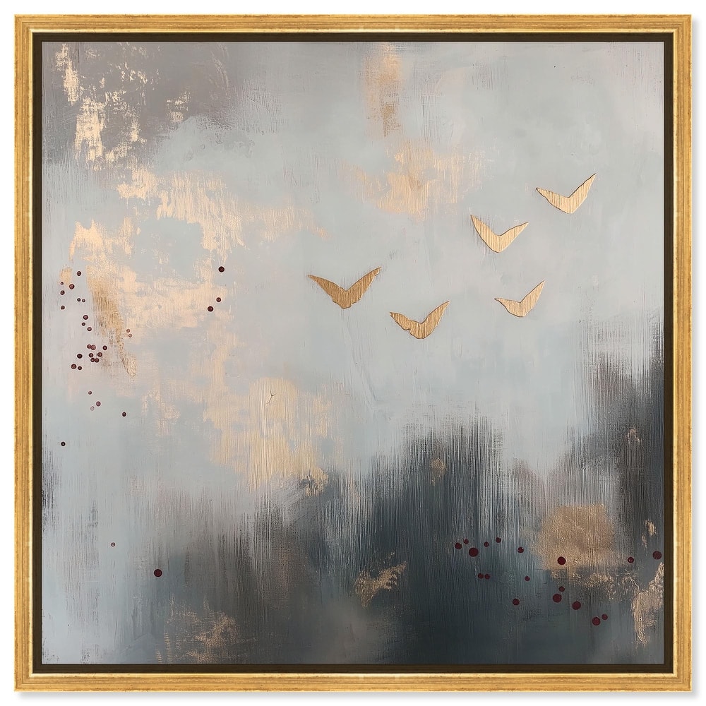 Golden Nebula Canvas by Art Remedy