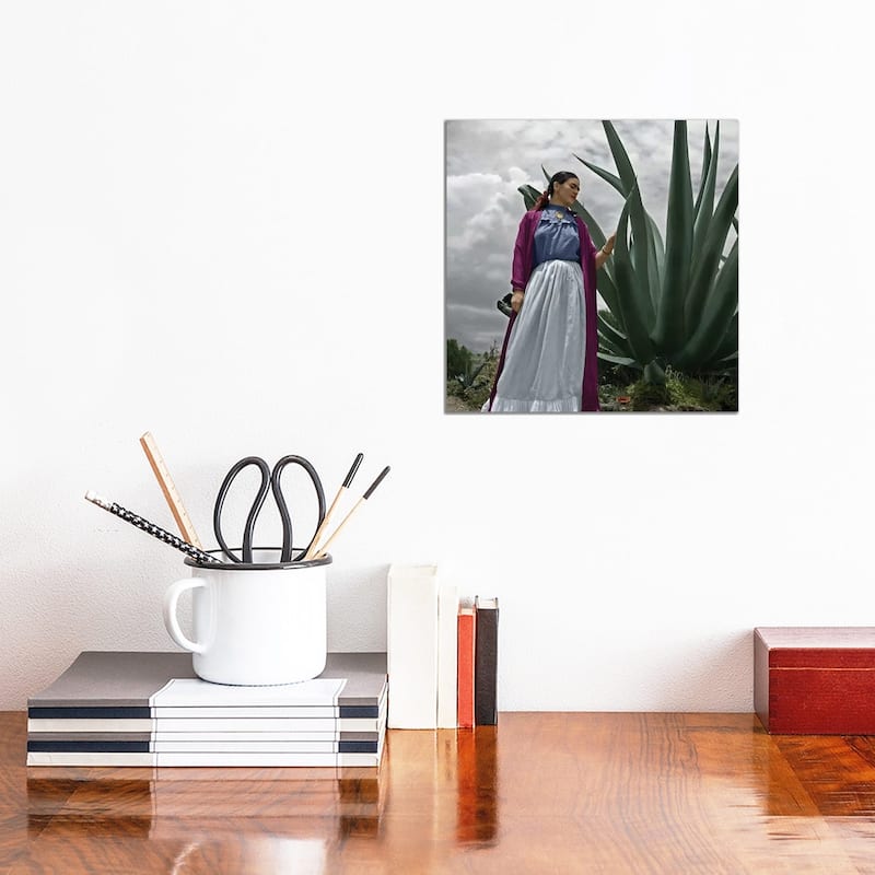 iCanvas "Frida Kahlo (1907-1954)" by Toni Frissell Canvas Print - 12x12x0.75