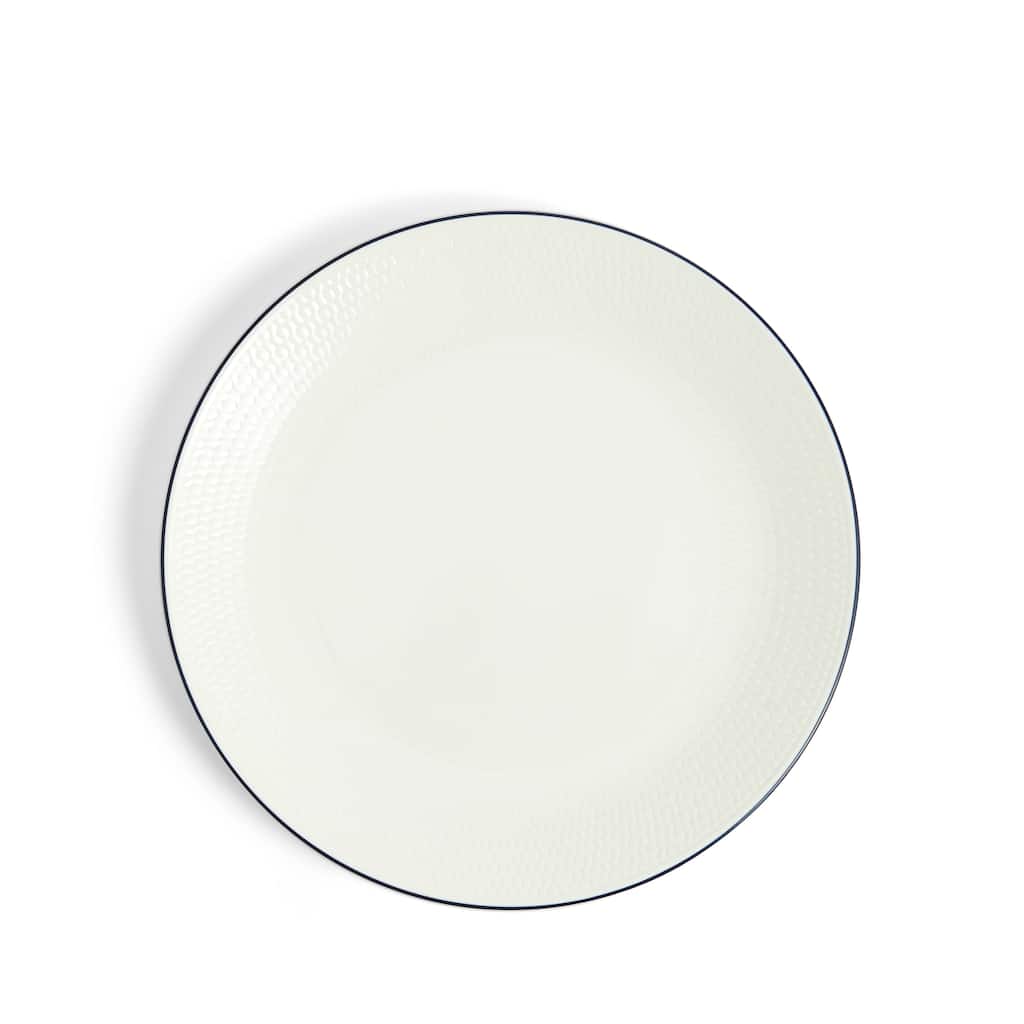 Wedgwood Gio Blue Plate 9.3in, Blue Line