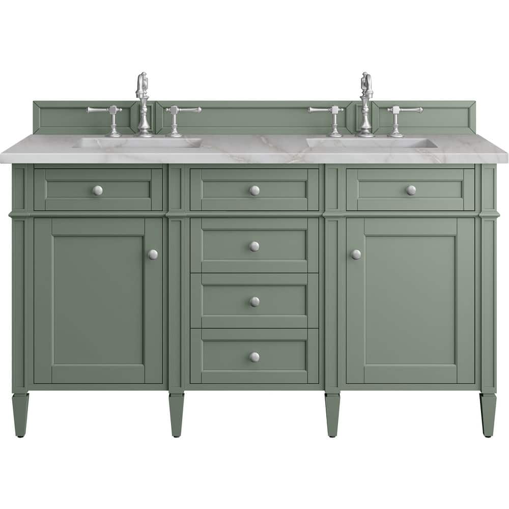 James Martin Vanities 650-V60D-FVSL Brittany 60" Free Standing Double