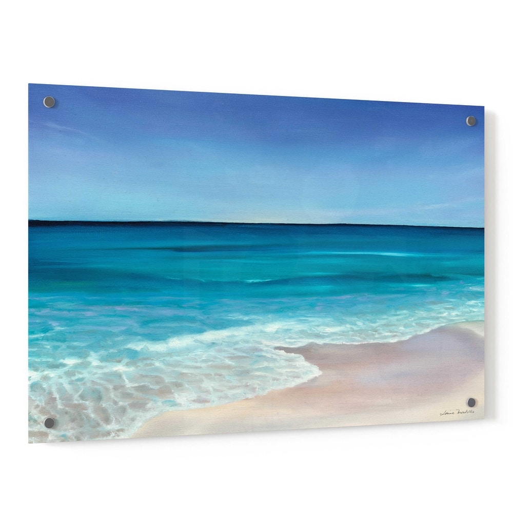 Epic Art 'Rippling Waves' by Louise Montillio, Acrylic Glass Wall Art