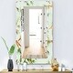 preview thumbnail 3 of 5, Designart 'Tropical Mood Foliage 22' Traditional Mirror - Vanity Printed Mirror