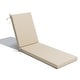 preview thumbnail 33 of 135, Pellebant Outdoor Patio Chaise Lounge Cushion 1PC-71.8" - CanvasAntiqueBeige