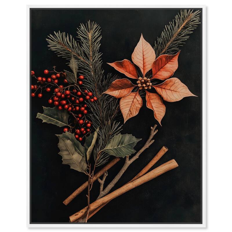 Hearth Flora Canvas by Art Remedy - 24" x 30" - White