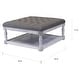 preview thumbnail 4 of 19, Cairona Tufted Textile 34-inch Shelved Ottoman Table