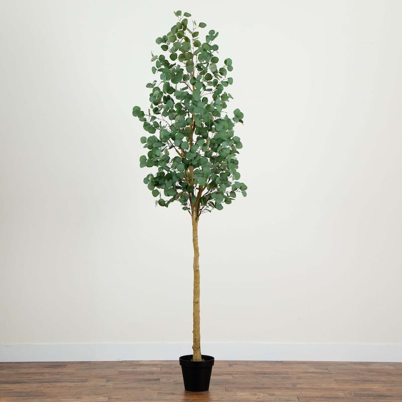Potted Eucalyptus Artificial Tree - 8'