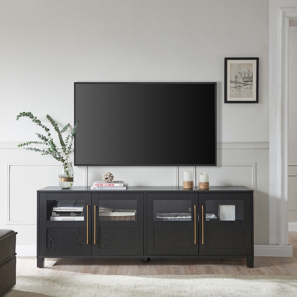 Black entertainment store stand