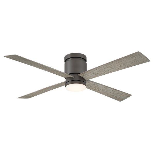 Matte Greige Ceiling Fan Low Profile LED Light Kit Matte Greige Ceiling Fan Low Profile LED Light Kit
