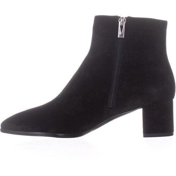 via spiga black suede booties