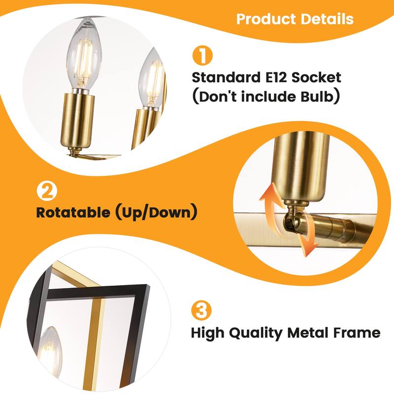 12 - Light Linear Candle Kitchen Island Pendant