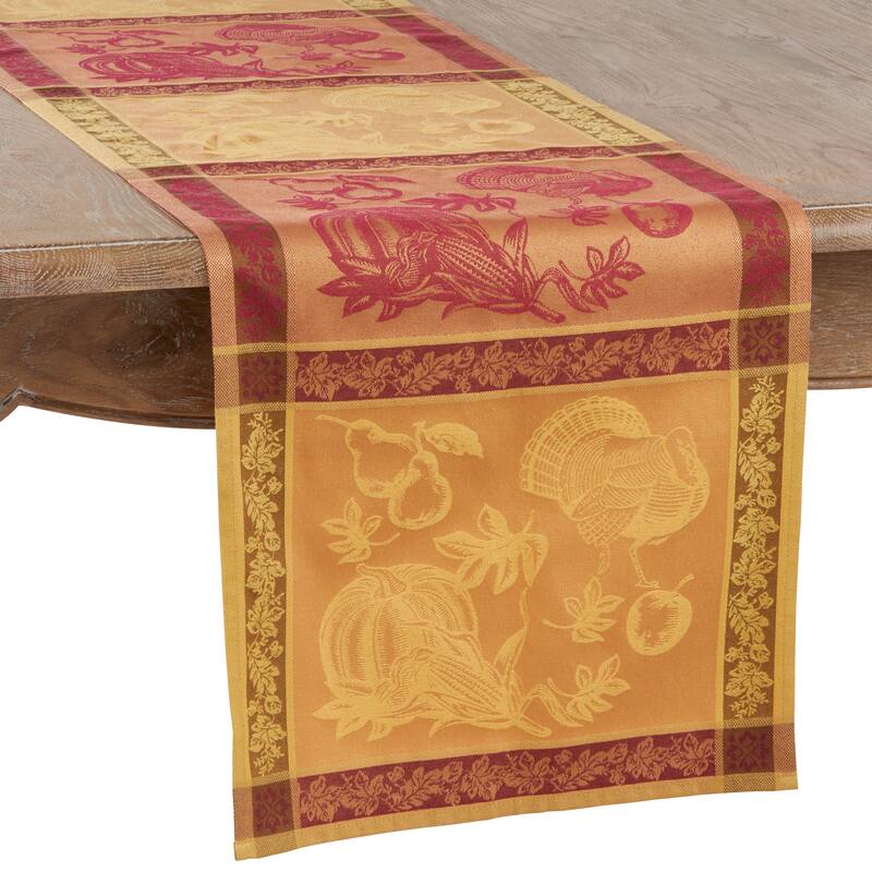 Plaid Thanksgiving Design Runner - 16"x84"