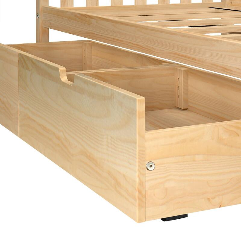 Max and Lily Full Bed with Under Bed Storage Drawers