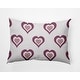 preview thumbnail 9 of 26, Burnin' Love Valentines Day Decorative Throw Pillow 14" x 20" - Muted Purple