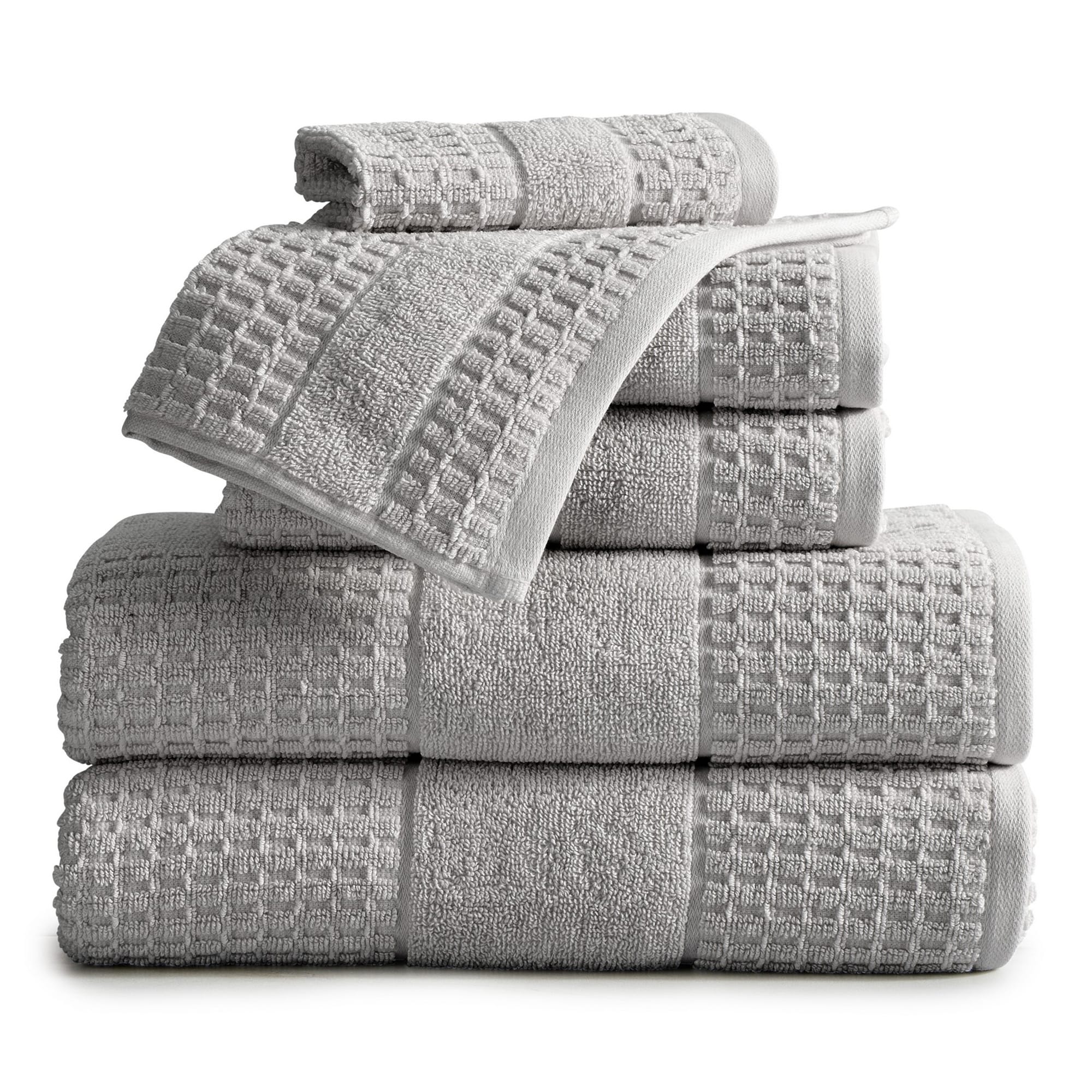 Market & Place Harper Cotton Waffle Weave 6-Piece Towel Set