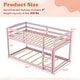 preview thumbnail 29 of 29, Modern Twin Size Bunk Bed with Ladder and Safety Guardrails