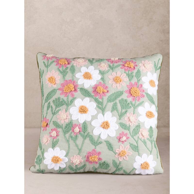 Varanasi Throw Pillow Cover, 20"x20" - 20 X 20