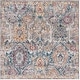 preview thumbnail 18 of 20, SAFAVIEH Bristol Dezzie Vintage Boho Oriental Polyester Rug 7' Square - Grey/Blue - Square