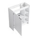 preview thumbnail 25 of 26, Jentoria 28" Bathroom Vanity with Sink, Mini FreeStanding Bathroom Vanity with Soft Close Door and Adjustable shelf