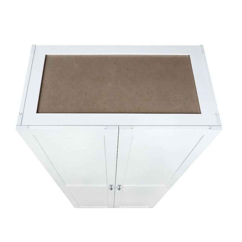 Manhattan Comfort Hopkins Modern Storage Closet 3.0 in Black