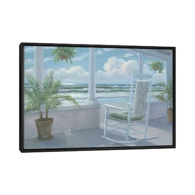 iCanvas "Coastal Porch I" by Georgia Janisse Framed Canvas Print