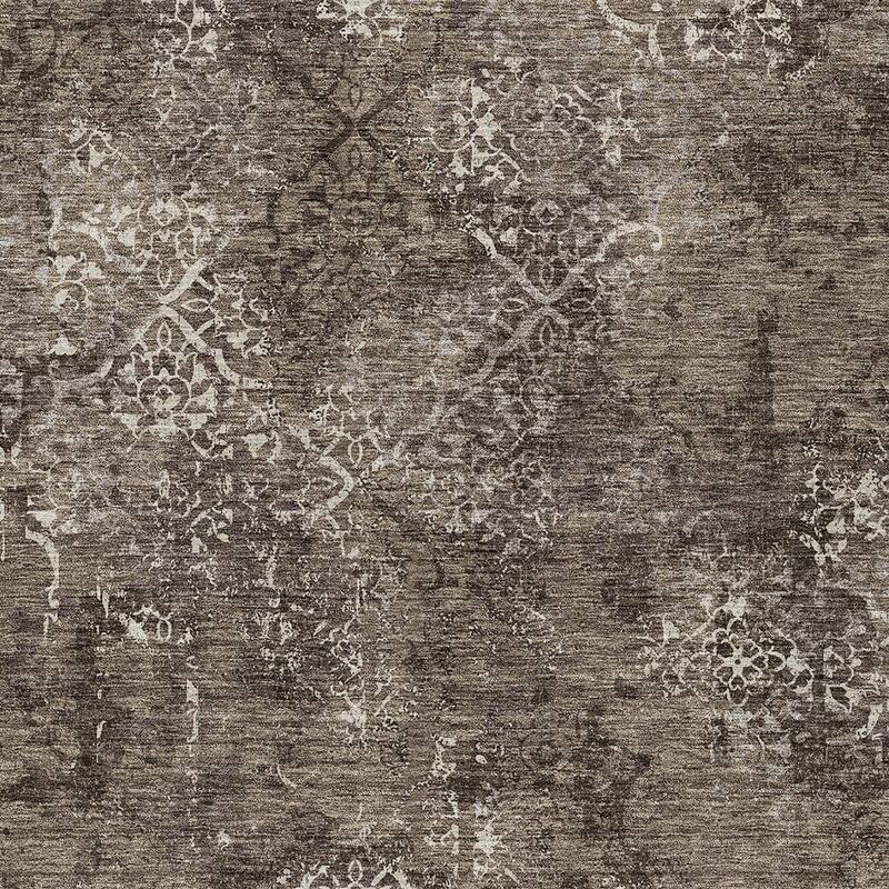 HomeRoots Floral Transitional Rectangle Outdoor Rug