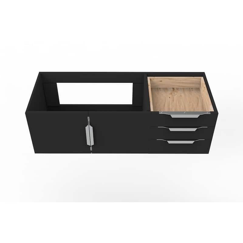 Alpine 48" Wall Mounted Bathroom Vanity (Base Only)