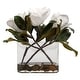 preview thumbnail 3 of 4, Uttermost Middleton Magnolia Flower Centerpiece - 15.75" H