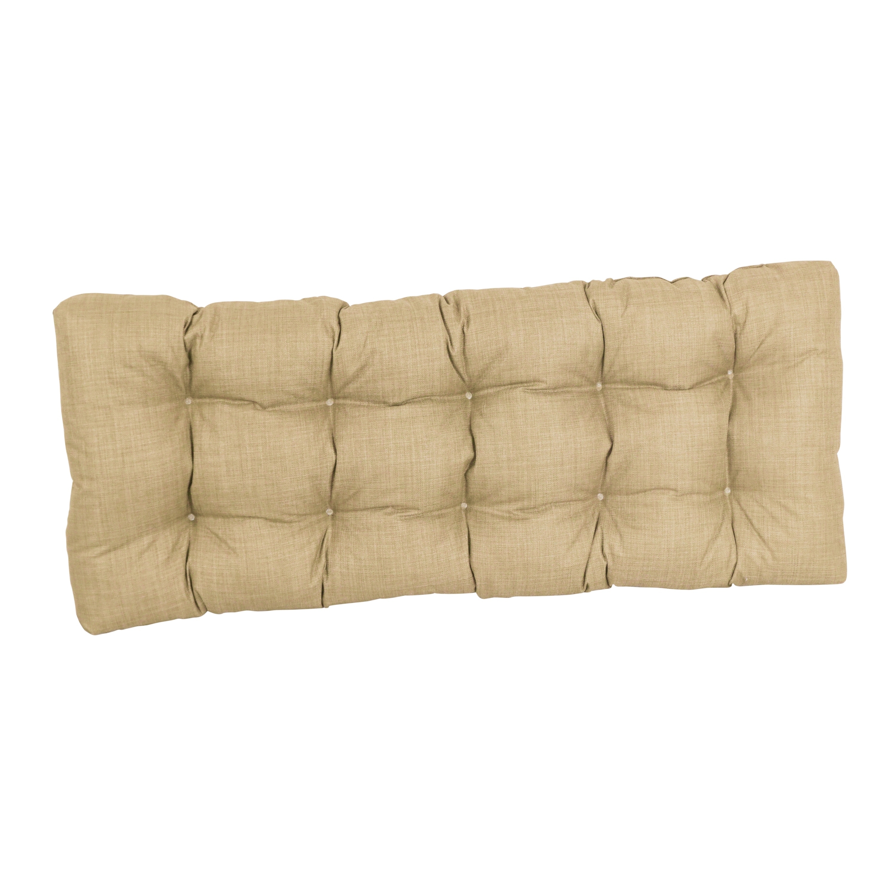 Tufted Indoor Outdoor Bench Cushion Multiple widths from 46 to 60
