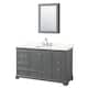 Option Dark Gray / Giotto Quartz Top / Polished Chrome
