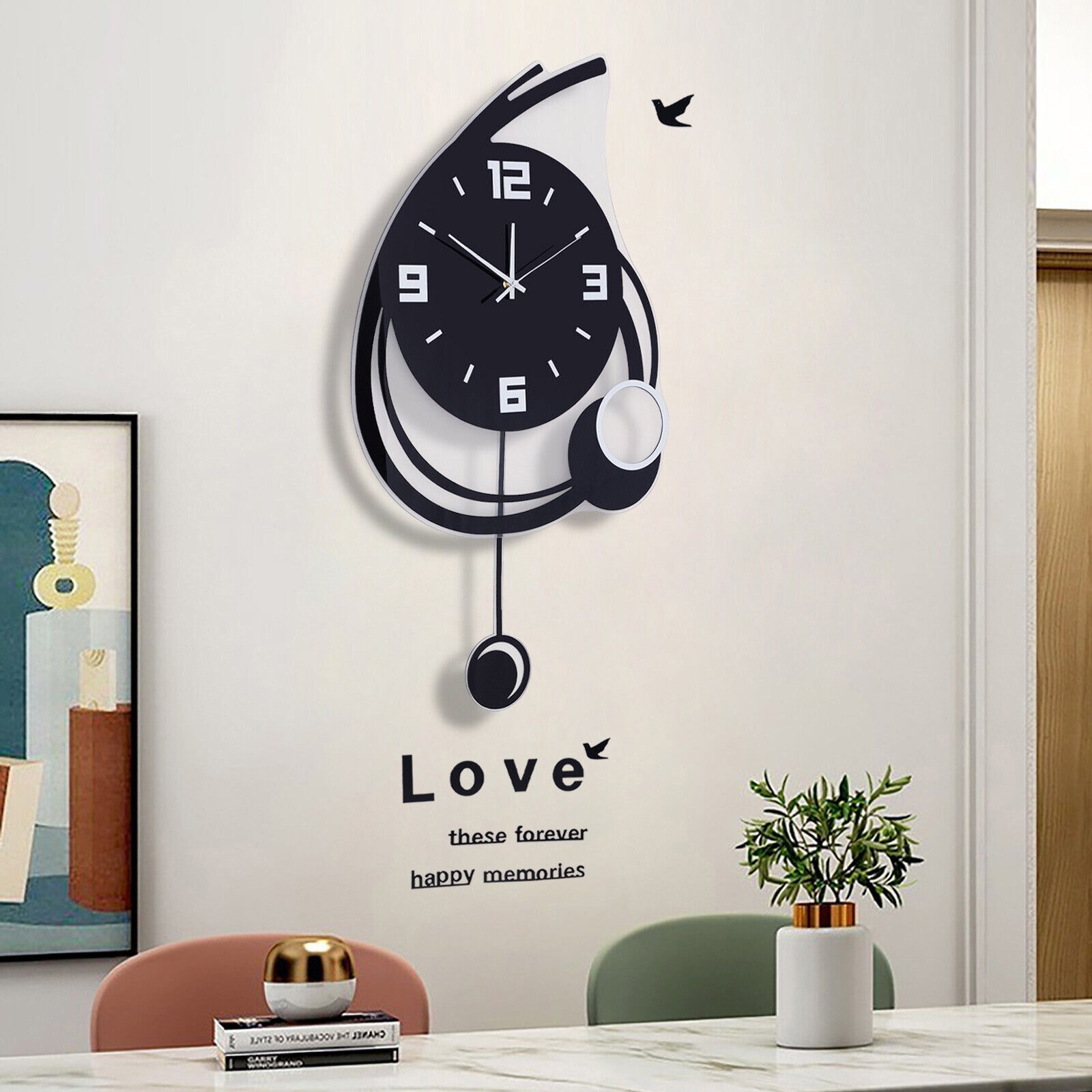 Black Pendulum Wall Clocks Bed Bath & Beyond
