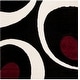 preview thumbnail 42 of 48, SAFAVIEH Florida Shag Jayati Abstract 1.2-inch Thick Rug 6'7" Square - Black/Ivory - Square
