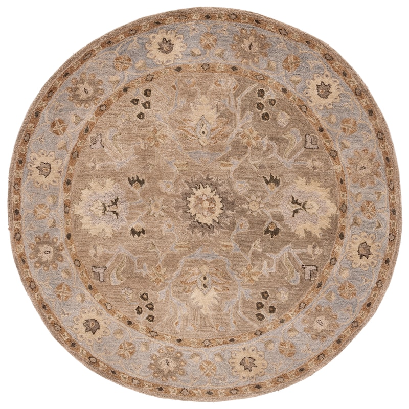 SAFAVIEH, Handmade Anatolia Patricie Traditional Oriental Hand-spun Wool Rug