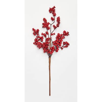 20" Berry Spray, Set of 3 - Red
