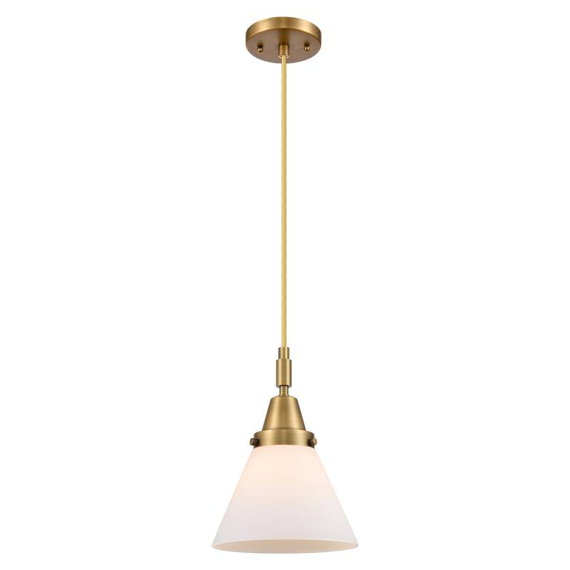 Innovations Lighting 447-1P-G41 Cone 8" Wide Mini Pendant with Matte