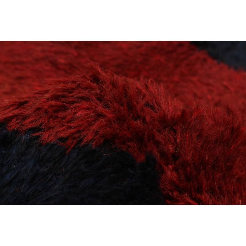 ECARPETGALLERY Hand-knotted Afghan Shiravan Red Wool Rug - 3'4 x 13'1
