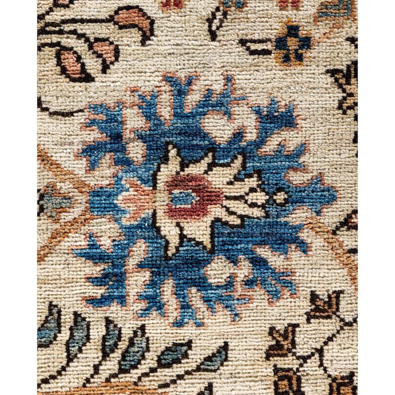 Serapi One-of-a-Kind Hand-Knotted Area Rug - Ivory - 7' 11" x 10' 0"