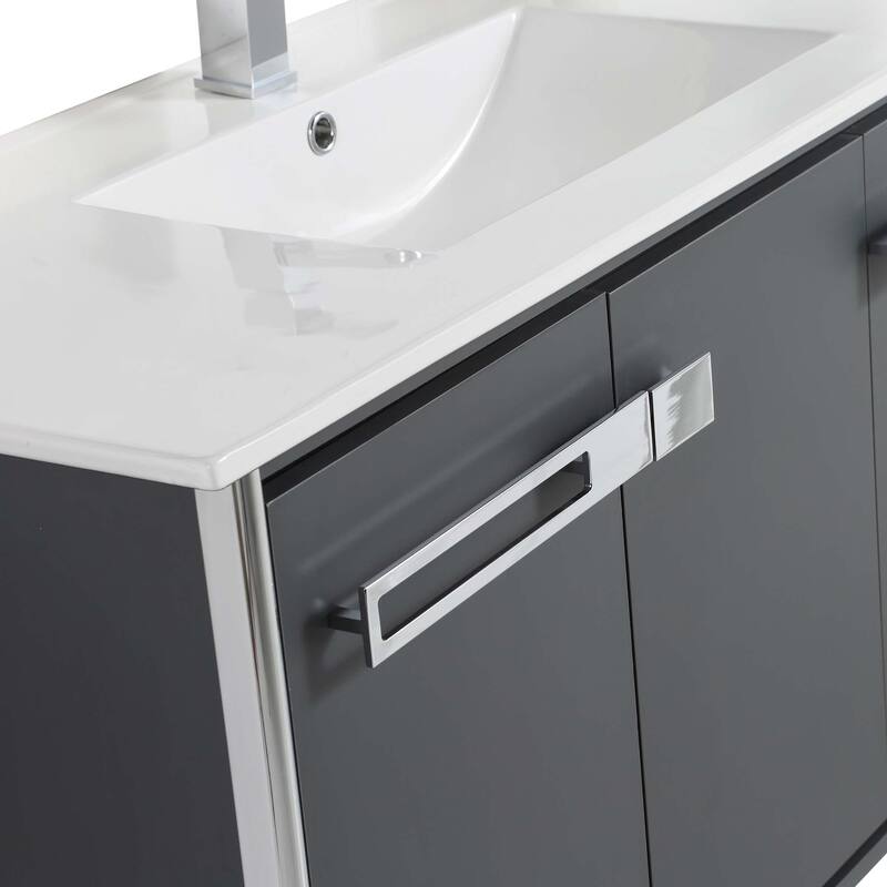 Fine Fixtures Oakville Bathroom Vanity with White Ceramic Sink