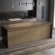 preview thumbnail 14 of 41, 4 Panels 93"x12" MDF Slat 3D Wall Paneling Cover 31 Sq.Ft. - N/A
